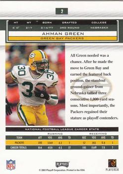 2003 Playoff Honors #2 Ahman Green Back