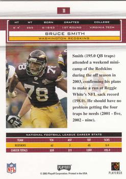 2003 Playoff Honors #11 Bruce Smith Back