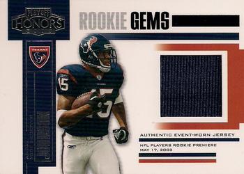2003 Playoff Honors #201 Andre Johnson Front