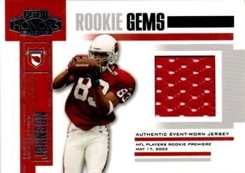 2003 Playoff Honors #206 Bryant Johnson Front