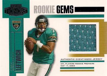 2003 Playoff Honors #207 Byron Leftwich Front