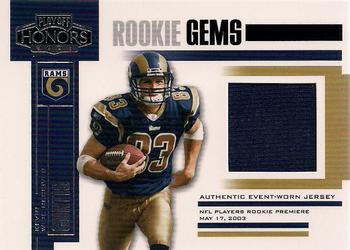 2003 Playoff Honors #215 Kevin Curtis Front