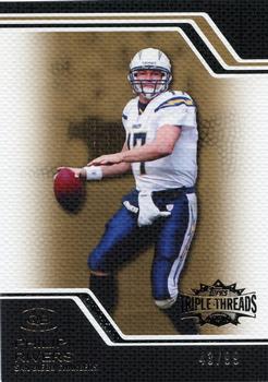 2008 Topps Triple Threads - Gold #14 Philip Rivers Front