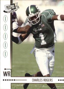 2003 Press Pass JE #33 Charles Rogers Front