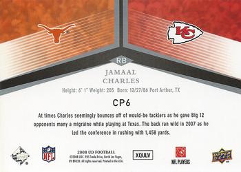 2008 Upper Deck - College to Pros #CP6 Jamaal Charles Back