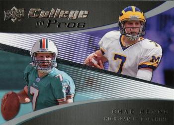 2008 Upper Deck - College to Pros #CP13 Chad Henne Front