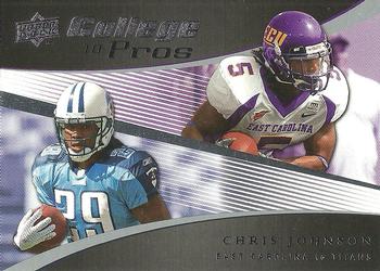 2008 Upper Deck - College to Pros #CP15 Chris Johnson Front