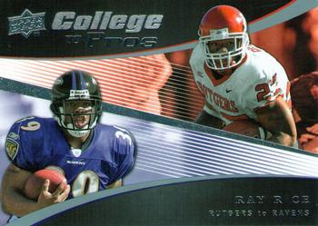 2008 Upper Deck - College to Pros #CP26 Ray Rice Front