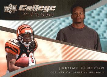 2008 Upper Deck - College to Pros #CP29 Jerome Simpson Front