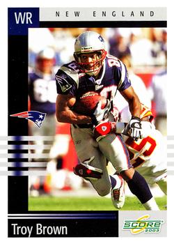 2003 Score #83 Troy Brown Front