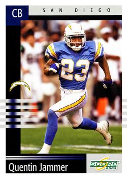2003 Score #124 Quentin Jammer Front