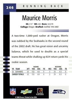 2003 Score #246 Maurice Morris Back