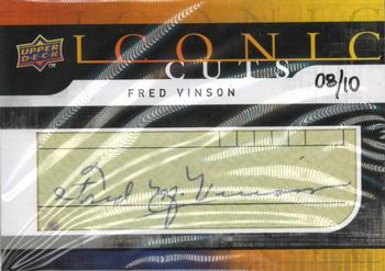 2008 Upper Deck - Iconic Cuts Exchange #NNO Fred Vinson Front