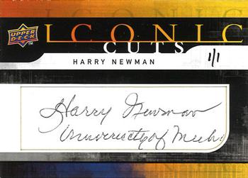2008 Upper Deck - Iconic Cuts Exchange #NNO Harry Newman Front