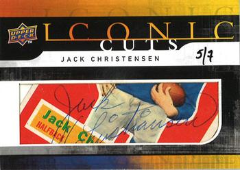 2008 Upper Deck - Iconic Cuts Exchange #NNO Jack Christiansen Front