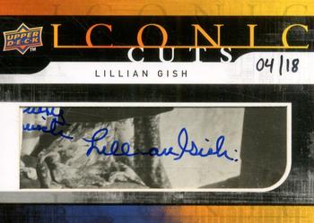 2008 Upper Deck - Iconic Cuts Exchange #NNO Lillian Gish Front