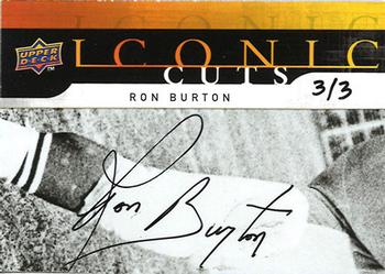 2008 Upper Deck - Iconic Cuts Exchange #NNO Ron Burton Front