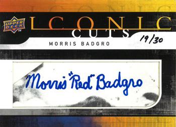 2008 Upper Deck - Iconic Cuts Exchange #NNO Morris Badgro Front