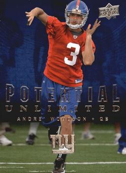 2008 Upper Deck - Potential Unlimited #PU2 Andre Woodson Front