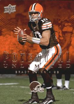 2008 Upper Deck - Potential Unlimited #PU4 Brady Quinn Front