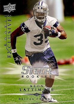 2008 Upper Deck Rookie Exclusives #RE33 Keon Lattimore Front