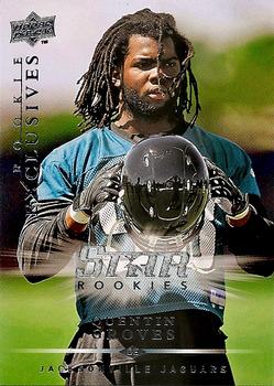 2008 Upper Deck Rookie Exclusives #RE49 Quentin Groves Front