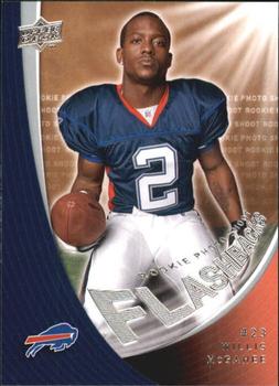 2008 Upper Deck Rookie Exclusives - Rookie Photo Shoot Flashbacks #RPSF12 Willis McGahee Front