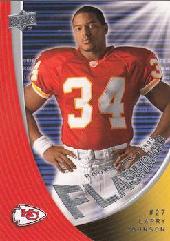 2008 Upper Deck Rookie Exclusives - Rookie Photo Shoot Flashbacks #RPSF13 Larry Johnson Front