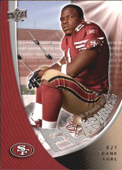 2008 Upper Deck Rookie Exclusives - Rookie Photo Shoot Flashbacks #RPSF23 Frank Gore Front