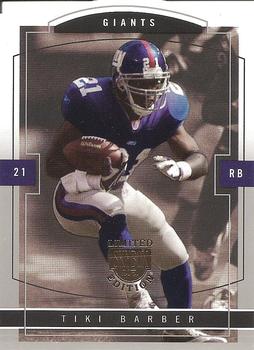 2003 SkyBox LE #30 Tiki Barber Front
