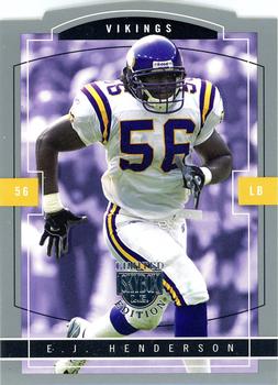 2003 SkyBox LE #84 E.J. Henderson Front