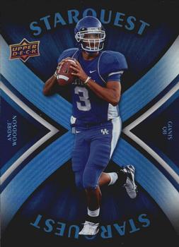 2008 Upper Deck - StarQuest Rainbow Blue #SQ2 Andre Woodson Front
