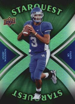 2008 Upper Deck - StarQuest Rainbow Green #SQ2 Andre Woodson Front