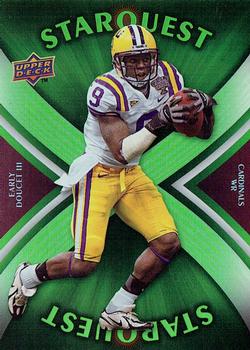 2008 Upper Deck - StarQuest Rainbow Green #SQ11 Early Doucet Front