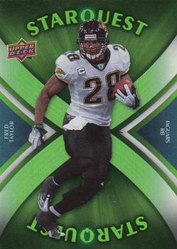 2008 Upper Deck - StarQuest Rainbow Green #SQ14 Fred Taylor Front