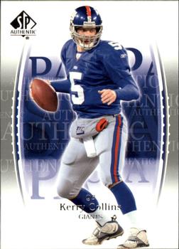 2003 SP Authentic #6 Kerry Collins Front