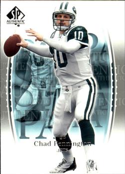 2003 SP Authentic #10 Chad Pennington Front