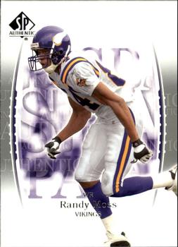 2003 SP Authentic #84 Randy Moss Front