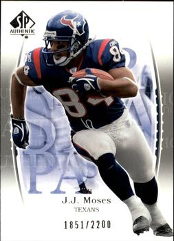 2003 SP Authentic #97 J.J. Moses Front