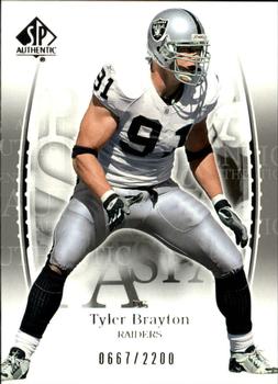 2003 SP Authentic #101 Tyler Brayton Front