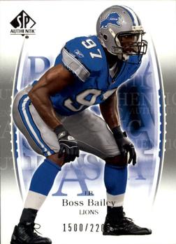 2003 SP Authentic #109 Boss Bailey Front