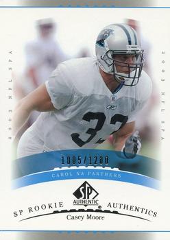 2003 SP Authentic #175 Casey Moore Front