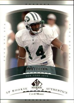 2003 SP Authentic #197 Cecil Moore Front