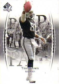 2003 SP Authentic #81 Tim Brown Front