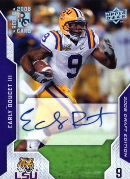 2008 Upper Deck Draft Edition - Autographs #34 Early Doucet Front