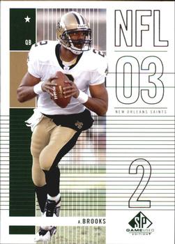 2003 SP Game Used #29 Aaron Brooks Front
