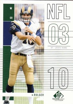 2003 SP Game Used #44 Marc Bulger Front