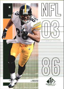 2003 SP Game Used #69 Hines Ward Front