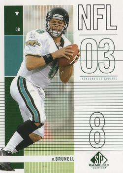 2003 SP Game Used #75 Mark Brunell Front