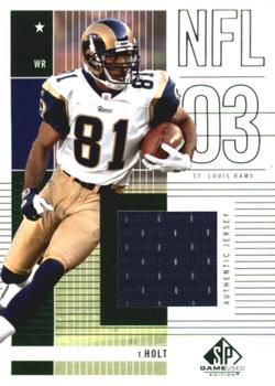 2003 SP Game Used #147 Torry Holt Front